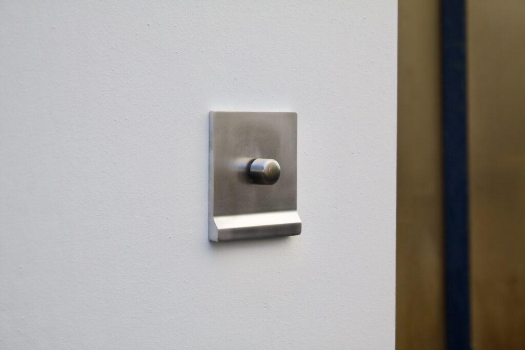 411 Minimalist Aluminium Light Switch by Olympia Works