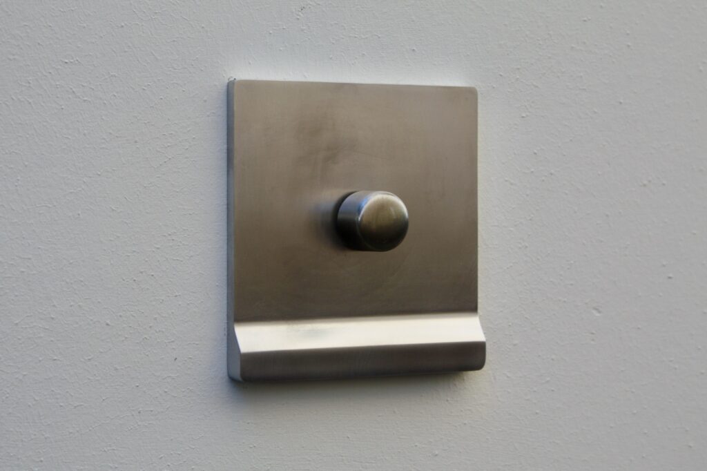 411 Minimalist Aluminium Light Switch by Olympia Works